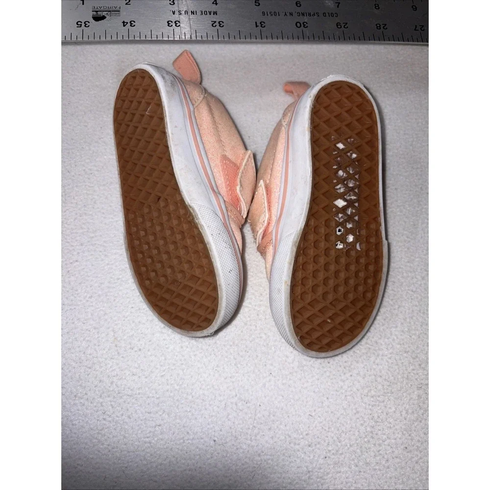 Vans Toddler Slip On Glitter Shoe Size 6
